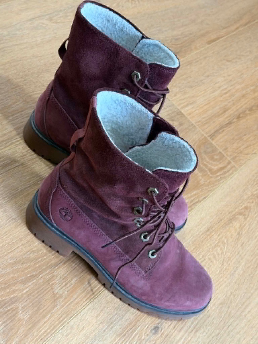Timberland Women's Jayne Waterproof Fleece Fold-Down Boots size US 7 $60